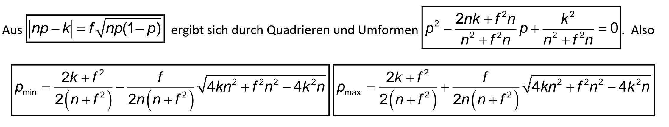 Konfidenzintervall